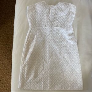 Diane von Furstenberg White Strapless Dress